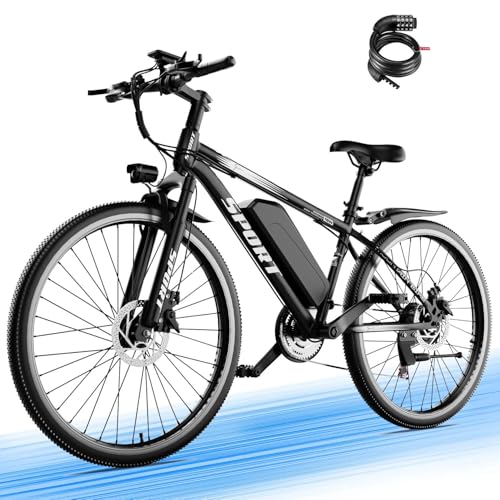 1500W Peak Electric Mountain Bike - 65 Miles Range, 25 MPH