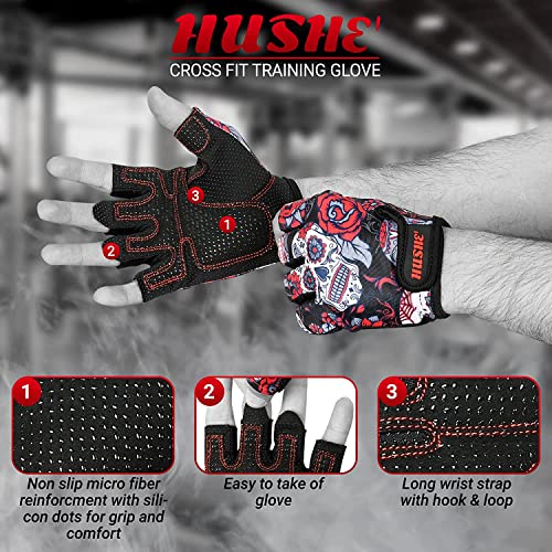 Hushe' Women's Weight Lifting and Cycling Gloves with Palm Support