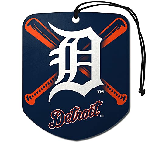 Detroit Tigers Air Fresheners - 2 Pack Shield Design