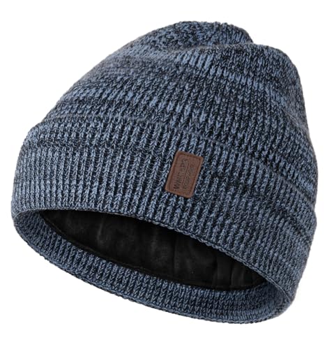 Wmcaps Winter Beanie for Men Women, Soft Warm Fleece Lined Knit Hat