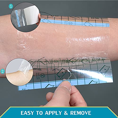 Hola Health 6x6 Inch Waterproof Tattoo & Wound Healing Bandage Pack of 50