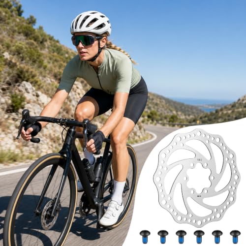 140mm Stainless Steel Bike Disc Brake Rotor with 6 Bolts