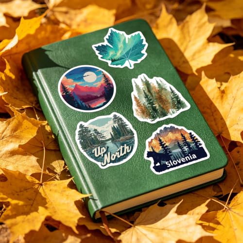 102 Pcs Forest Stickers - Adventure Aesthetic Outdoor Decor - New Forest
