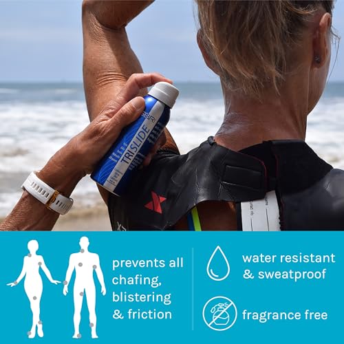 Anti-Chafe Continuous Spray Skin Lubricant 4oz - Waterproof & Sweat-Proof