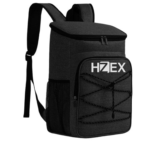 HZEX 25L Insulated Cooler Backpack – Leak Proof Travel Back Pack Cooler for Hiking, Camping, Beach, Picnic & Outdoor Adventures – Large Capacity Soft Cooler Bag for Men & Women, Keep Food - Drink Cold