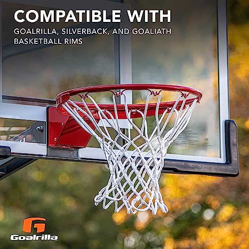 Heavy-Duty All-Weather Nylon Basketball Net Replacement