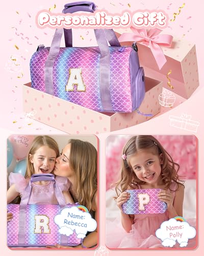 Personalized Tween Travel Set - Duffle Bag & Makeup Pouch