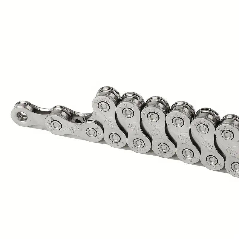 6/7/8 Speed Bike Chain - 116 Links, Full Silver Plating