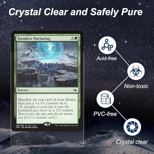 300 Pack Clear Perfect Fit Inner Sleeves for Double-Sleeving