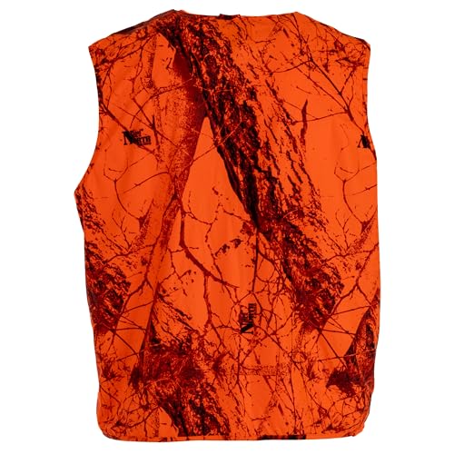 Gamehide Quiet Deer Hunting Blaze Orange Camo Safety Vest