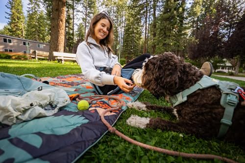 Crazy Creek The Chair Smokey Blue — Lightweight, Water-Resistant Camping & Stadium Seat with Adjustable Straps