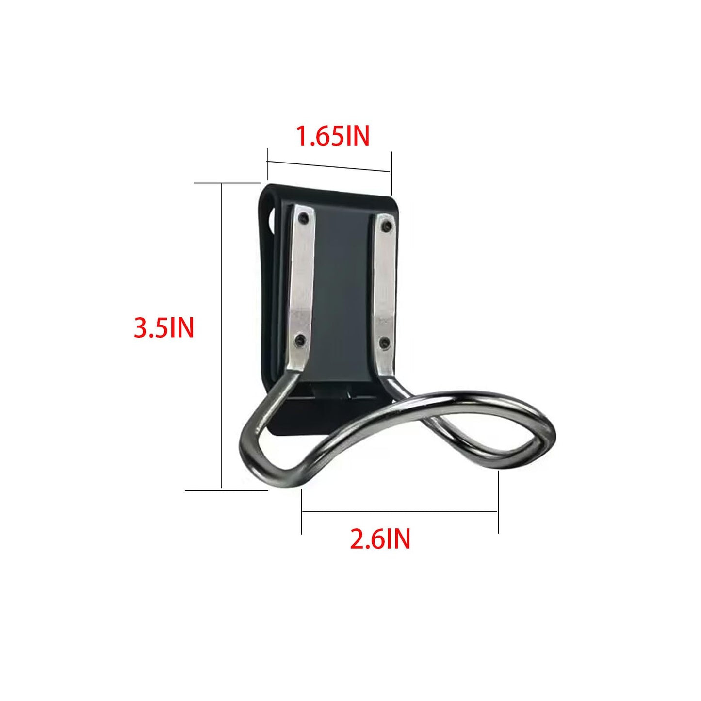 WSOQYEO Tool Holster Belt Tool Hook Holster Belt Tool Holder Drill Holster Suitable for Wrench, Tape Measure, Flashlight, Drill, Hammer, etc (Hammer Holder)