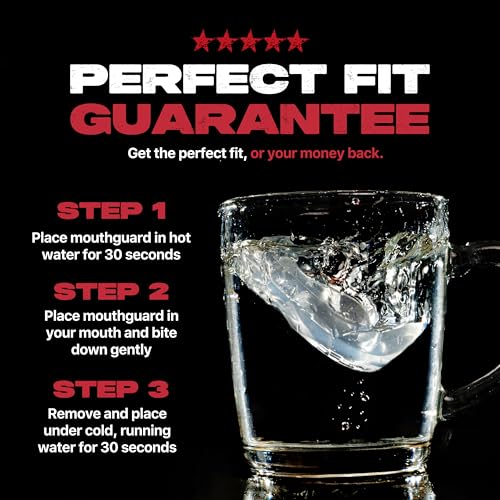 Slim Fit Mouth Guard for Adults & Youth | Sports Mouthpiece with Case