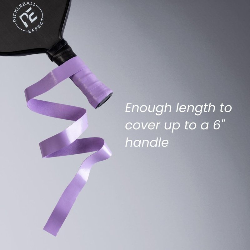 Pickleball Paddle Grip - Slip-Free Tennis Racket Grip Tape - High Performance Comfort Tac Overgrip for Easy Hold - Purple