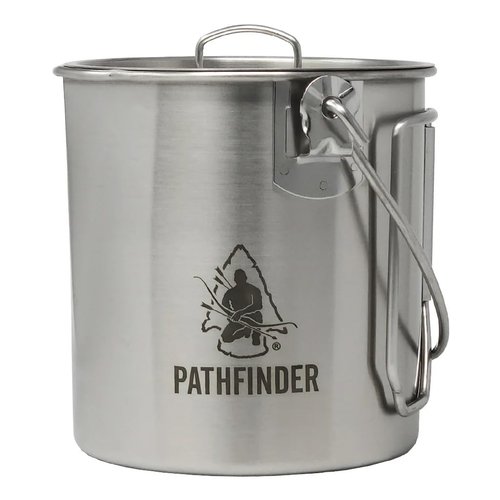 The Pathfinder School Stainless Steel Bush Pot and Lid Set (32 ounce)