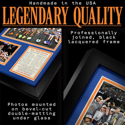 Knicks Basketball 2025-2026 Champions Framed Picture Collage - Podium 12"x15"