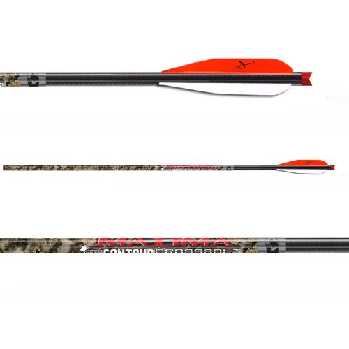 Carbon Express Maxima Contour Crossbolt, 3-Pack (51182), Fletching Colors Will Vary
