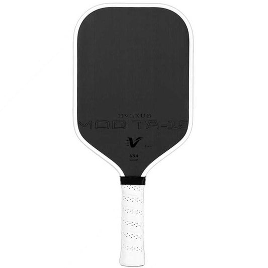 HVLKUB Pickleball Paddle,16mm Raw T700 Carbon Fiber Lightweight Pickle Ball Paddle, Durable &Beginner-Friendly Pickleball Racket,Adults & Kids Pickle Ball Equipment,Comfortable Grip(Box-White)