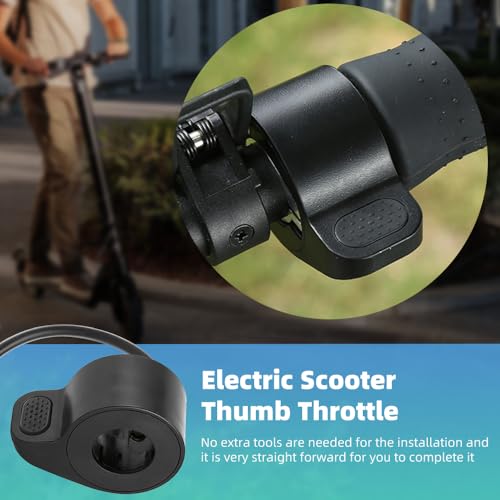 BIAQI Throttle Replacement for GXL V2 Electric Scooter - Easy Install Finger Control Black HB-YM1