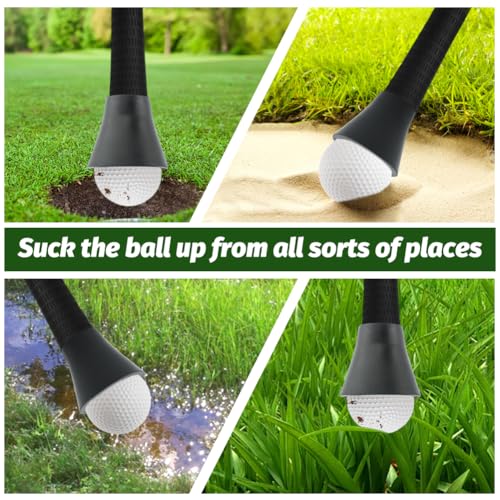 Golf Ball Retriever - 5 Pack Rubber Picker Upper for Putter