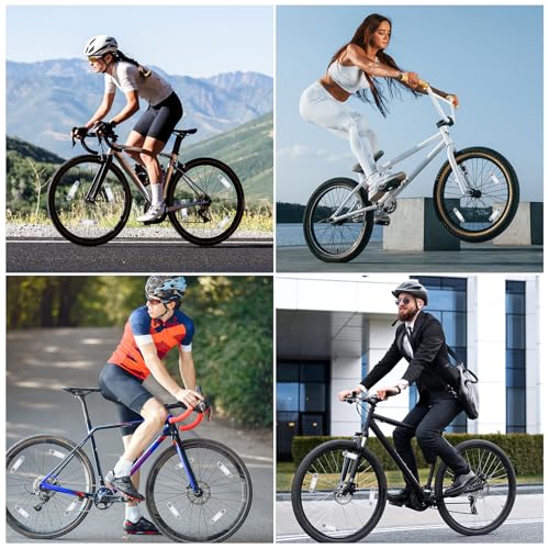 Bike Wheel Reflectors - 4 Pack Bicycle Spoke Safety Lights