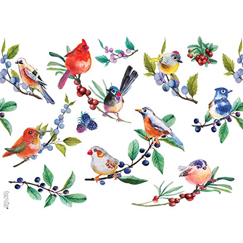 Tervis 24oz Watercolor Songbirds Insulated Double-Walled Tumbler - Made in USA