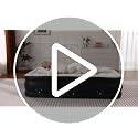 DUMOS Queen Air Mattress with Built-in Pump, 22in Thick, 80 x 60 in - 660 lb Capacity