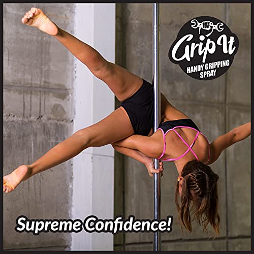 Grip Spray for Pole Dancing, Tennis, & Aerial Workouts - 2 Oz