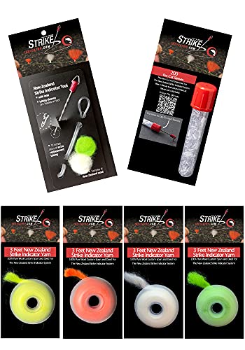 New Zealand Strike Indicator Combo Pack Deluxe for Fly Fishing - Knotless & Sensitive