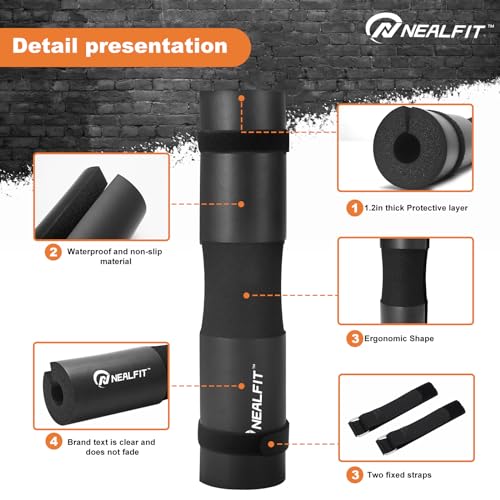 Barbell Pad for Squats and Weightlifting - Non-Slip Foam Squat Pad
