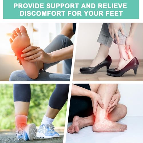 Vigorwise Black Medium Ankle Brace with Metal & Plastic Side Stabilizers, Quick Lacing Support