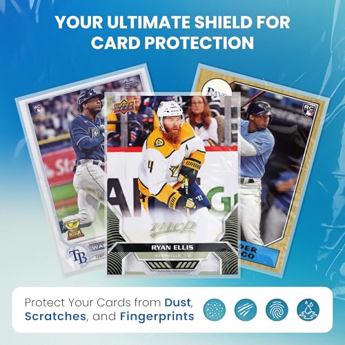 100 Premium Penny Sleeves for Standard Trading Cards – 2mil Ultra-Clear