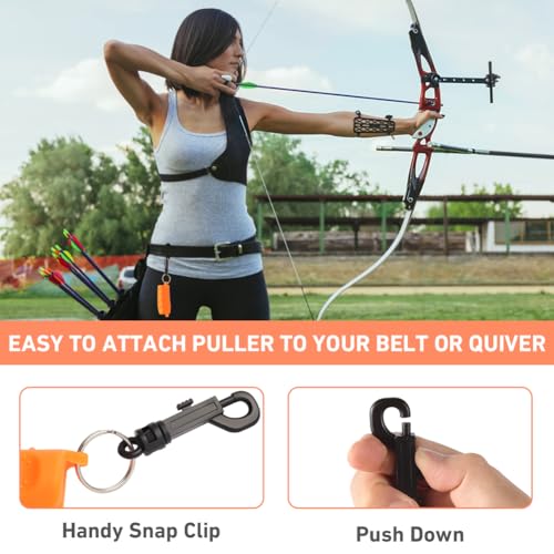 Archery Arrow Puller Target Remover - Orange Grip Tool