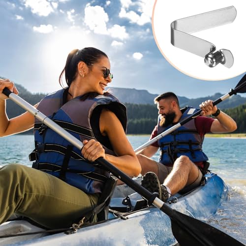 Kayak Paddle Snap Clips - 7mm x 36mm Spring Steel Locking Clips
