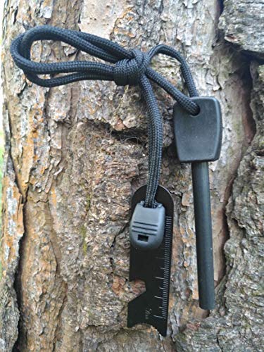 Ferrocerium Fire Starter Kit - Waterproof Survival Rods, 2PCS