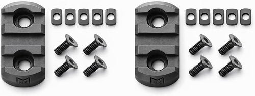 Gotical Multi Slots Mlok to Picatinny Rail Adapter 3 Slot Picatinny Rail Section Three Slots for MLok Handguard 2 Pieces (Pack of 2)