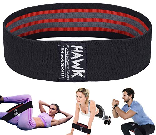 Fabric Resistance Bands for Workouts - Black