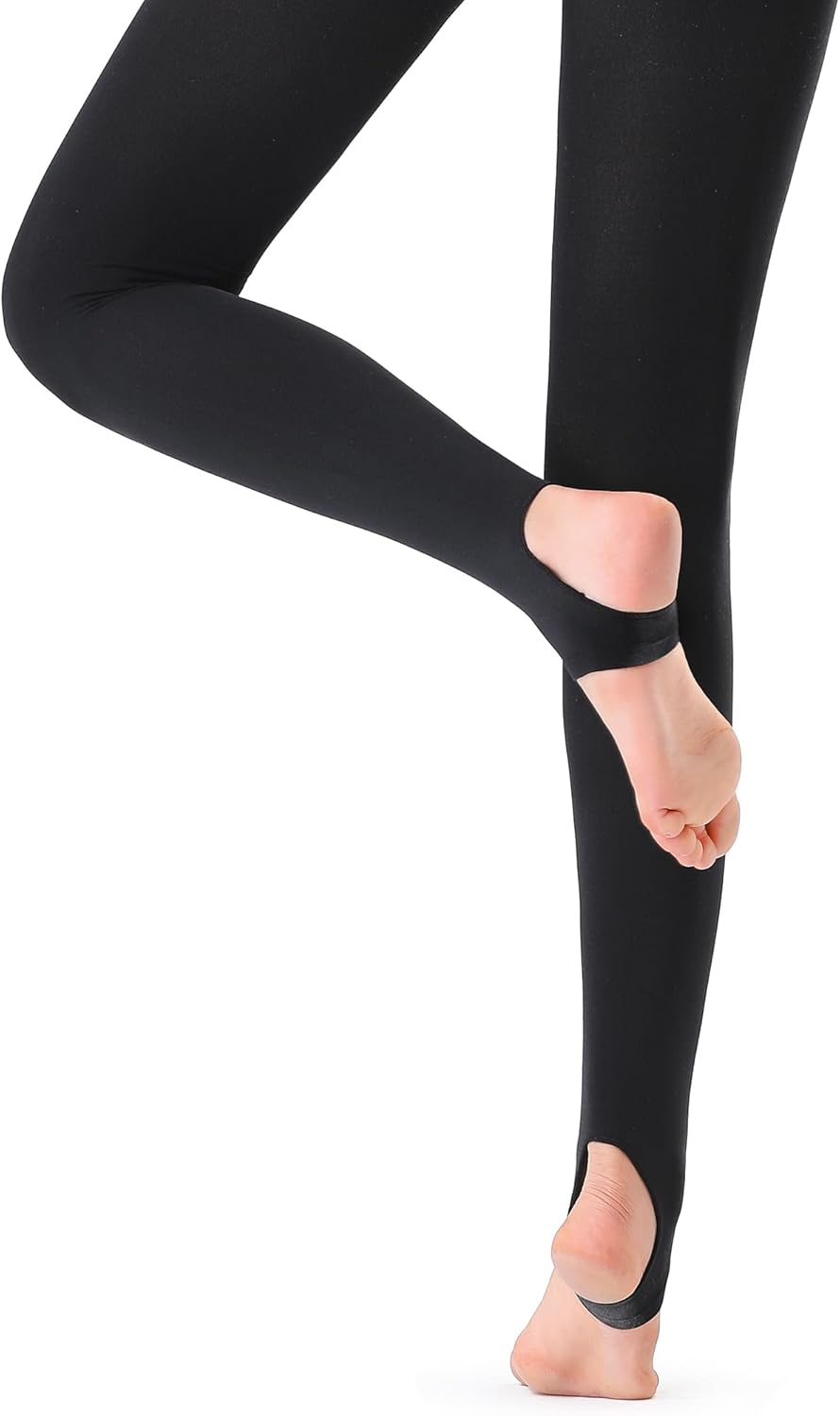 Stelle Ultra Soft Dance Tights - Girls & Women’s Stirrup Tights for Ballet & Gymnastics | Multiple Sizes Available