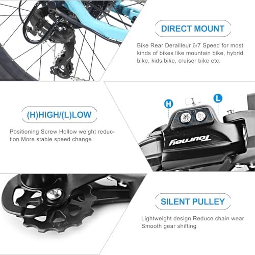 RD-TY300 6/7 Speed Rear Derailleur for Mountain & Road Bikes