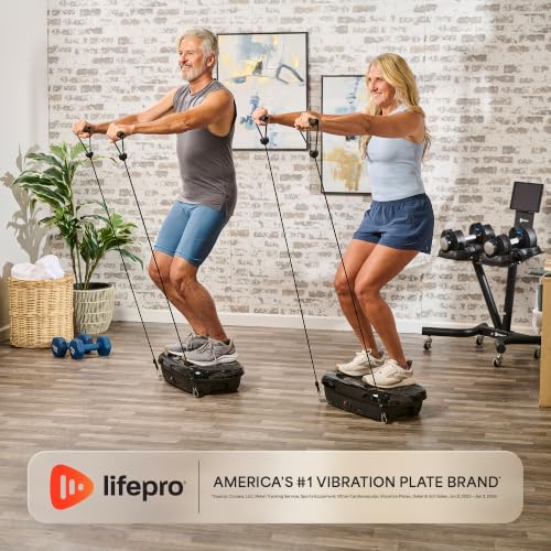 Compact Vibration Plate with Magnetic Acupoints - Black