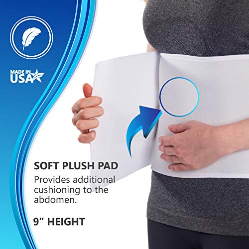 NYOrtho Abdominal Binder for Women 30-45 Inch Pack of 1, Soft Post-Surgery Support Belt