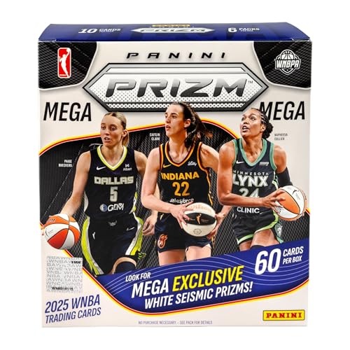 2025 Prizm WNBA Mega Box - Trading Card Collection