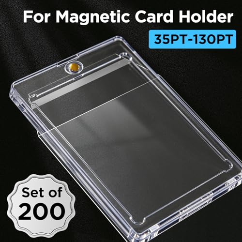Resealable Team Bags for Magnetic Card Holders - 200 Pack