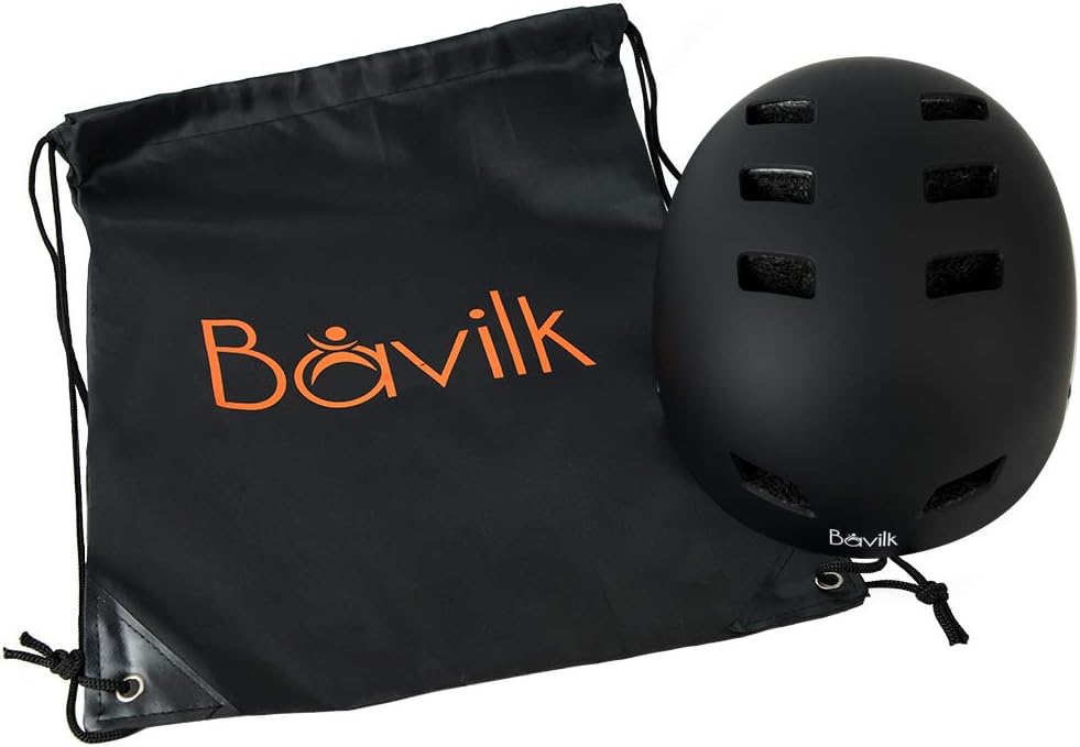 Bavilk Bike Helmet - Adjustable Multi-Sport Protection for Teens & Adults | 3 Sizes Available