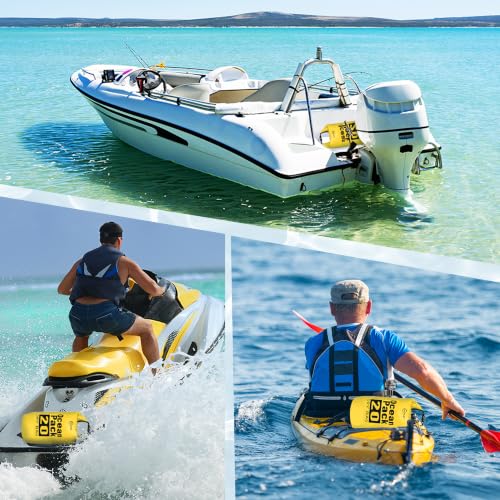 Yellow 20L 2-in-1 Sand Anchor Bag for Kayaks, Jet Skis & Floats