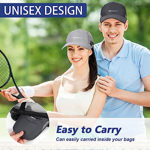 AYPOW Unisex Breathable Mesh Baseball Cap 2 Pack Grey & Deep Grey Sports Hat