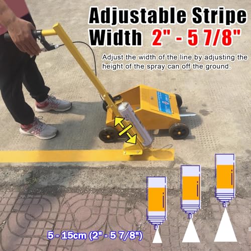 Adjustable Line Marking Machine for Road & Pavement Striping