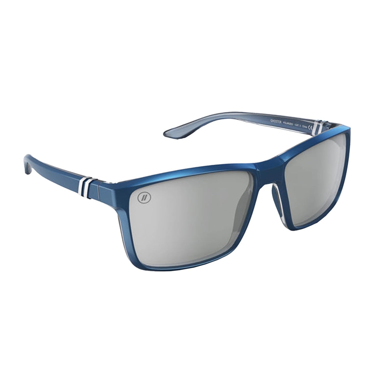 Blenders Eyewear Mesa – Polarized Sunglasses – Modern Wraparound Frames – 100% UV Protection – For Men & Women – Ghoster