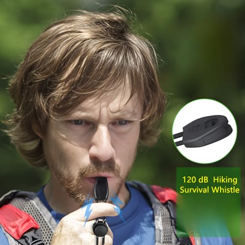Military Grade Signal Mirror Survival Kit - 3x5" with Whistle