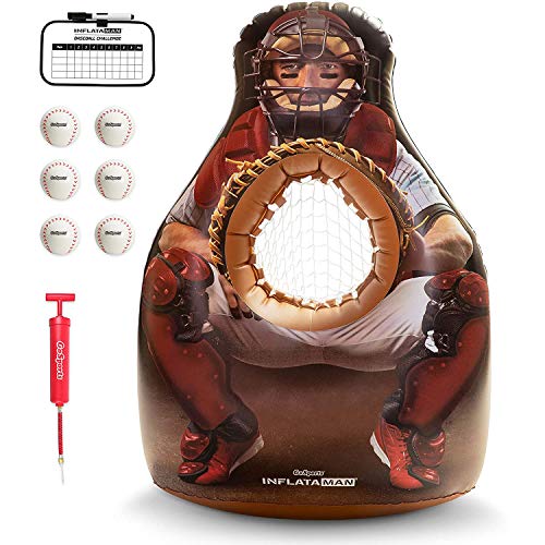 Inflatable Baseball Catcher Pitching Game - Inflataman Set